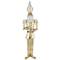 40" Gold Nutcracker Standing Metal Sculpturee